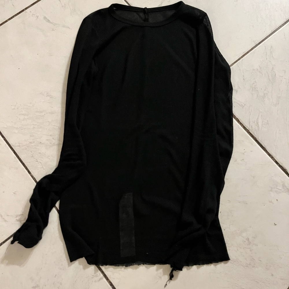 Rick Owens Ribbed Longsleeve